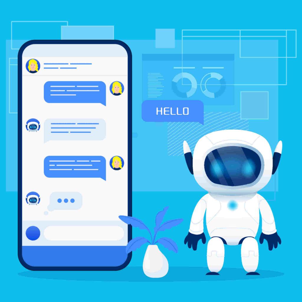 conversiobot-chatbot-character-mascot-with-smartphone